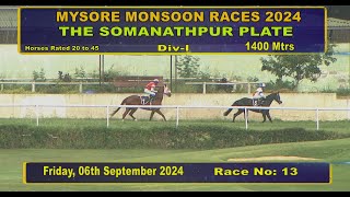 Race No 6 The Somanathpur Plate DIV  1 [upl. by Repsac]