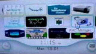 WAD Manager 13 Wii Channel [upl. by Vergos]