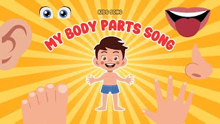 My Body Parts Song  Fun amp Easy Body Parts Learning Song by Bubby Kids [upl. by Nared]