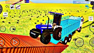 drive new holland loding in track jcb loaded in India gaming [upl. by Nickelsen]