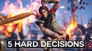 5 Hard Decisions  Assassins Creed Odyssey [upl. by Anuska207]