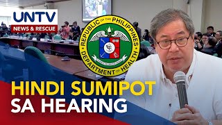 Dr Ted Herbosa noshow sa DOH budget hearing sa Senado matapos mabypass ang nominasyon [upl. by Annabelle869]