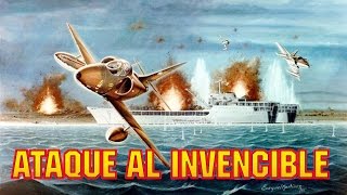 Ataque al INVENCIBLEguerra de las Malvinas [upl. by Rebmaed676]