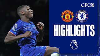 Man United 11 Chelsea  CAICEDO volley levels it at Old Trafford  HIGHLIGHTS  PL 2425 [upl. by Kamp]