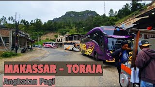 BIS MAKASSAR  TORAJA ANGKATAN PAGI  PO Manggala Trans  Tebel Banget Kursinya [upl. by Syd264]