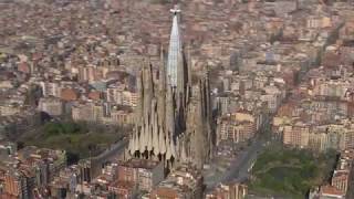 Animation shows completion of Antoni Gaudís Sagrada Família [upl. by Shantee276]