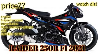 RAIDER 250 R FI 2021 new of suzuki [upl. by Paule]