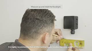 4lite Advantage Floodlight Installation Guide  Screwfix [upl. by Eedissac]