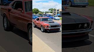 1969 Ford Mustang Classic Car Drive By Engine Sound Woodward Dream Cruise 2024 [upl. by Tessy]