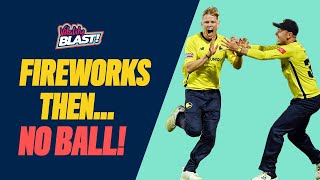 Fireworks ThenNO BALL  Chaotic Last Two Balls IN FULL  Vitality Blast Finals Day 2022 [upl. by Liw755]