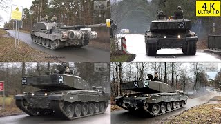 Challenger 2 MBT British Army Armour finally back in Germany Kampfpanzer Battlegroup Sennelager STC [upl. by Rafat]