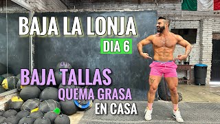 Ejercicios para Bajar La Lonja En Casa 23 Minutos Baja Tallas Y Suda Conmigo [upl. by Lewie]