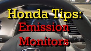 Honda Tips Easy Emission Monitors Check [upl. by Luci166]