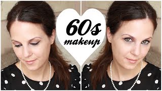 1960s makeup ★ Fab4ty Retro Style ★ 60er Jahre Look ♥ Kathis Kosmos [upl. by Ettenyar]