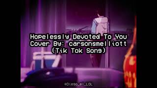 Hopessly Devoted To You  Talk Box Tik Tok Version Slowed  Reverb [upl. by Kedezihclem]