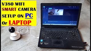 V380 wifi Camera software installation amp Setup amp remote viewing on Laptop or PC Over Wifi  Local [upl. by Ennaxor275]