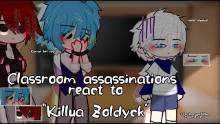 🔪 Assassination classroom react to Killua Zoldyck  Gacha club  English  Indonesia  Request [upl. by Ddat]