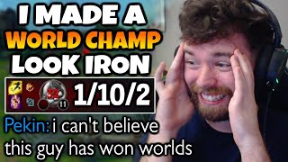 I made a World Champion look Iron Elo [upl. by Aldridge]