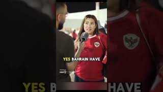 MEDIA BAHRAIN kena ULTI mbak mbak cantik timnasindonesia football timnas pssi [upl. by Elpmid]