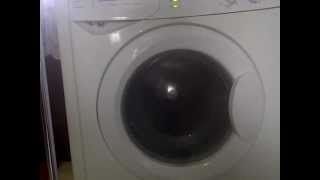 Indesit Washing Machine Program 3 1400rpm displaying error code [upl. by Aciretal711]