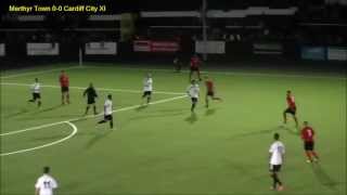 Merthyr Town v Cardiff City XI October 10th 2013 [upl. by Oilla]