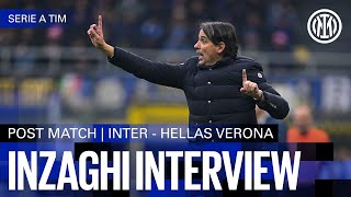 SIMONE INZAGHI INTERVIEW  INTER 21 H VERONA 🎙️⚫🔵 [upl. by Asyle209]