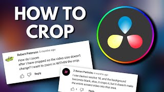 How To Crop in Davinci Resolve 18 and Scale To Fill the Frame  Davinci Resolve 18 Tutorial [upl. by Mosi353]