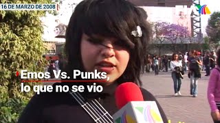 EXCLUSIVA  Imágenes inéditas de la legendaria pelea entre Emos y Punks de 2008 [upl. by Koloski754]