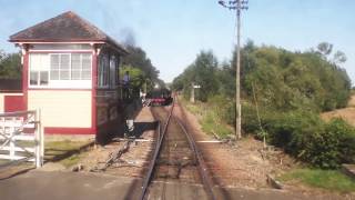 KESR Cab Ride Bodiam to Tenterden Kent and East Sussex Railway [upl. by Marlow]