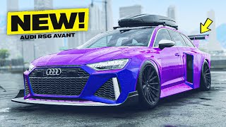 Need for Speed Unbound  NEW Audi RS6 CUSTOMIZATION [upl. by Elspet]