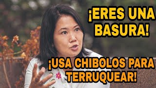 KEIKO FUJIMORI USA CHIBOLOS PARA TERRUQUEAR [upl. by Pulcheria]