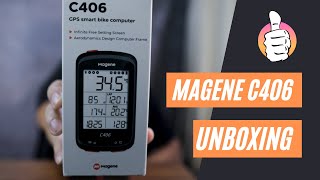 Magene C406 Bike Computer Unboxing [upl. by Tingley]