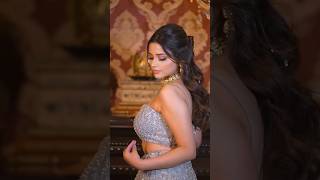 “Step into the spotlight with the exquisite grey net reception lehenga by TANU KHERA DESIGNS [upl. by Wolliw]