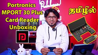 Unboxing Portronics Mport 30 Plus microSDSD CardsStorage Case TypeC USB Plugs card Reader Tamil [upl. by Tarryn869]