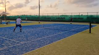 Volleys with Head Speed MP Graphene XT and Kirschbaum Max Power Rough strings in Crete [upl. by Birmingham]