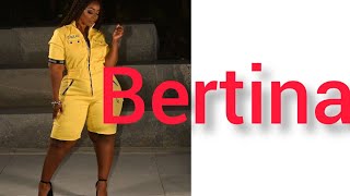 BERTINA ADAMSAmerican plussize curvy modelampbrand ambassadorasmr fashiontrendsamp lifestyle😍💯💋 [upl. by Fredric]