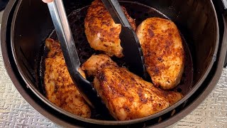 Air Fryer Chicken Breasts Recipe  How To Cook Boneless Skinless Chicken Breasts In The Air Fryer [upl. by Trevor]