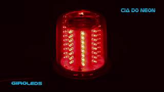 Giroled Giroflex 64 leds vermelho [upl. by Lasser495]