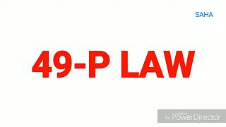 49P Law 49p சட்டம் [upl. by Namia974]