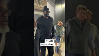 NBA Hall of Famer Shaquille O’Neal has arrived for the epic Paul vs Tyson showdown Join Mail Sport [upl. by Haldis617]