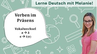 ✏️📒📝 Das Verb im Präsens Verben mit Vokalwechsel ☑️ [upl. by Berners559]