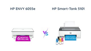 HP ENVY 6055e vs HP SmartTank 5101 Which one to buy [upl. by Htrag139]