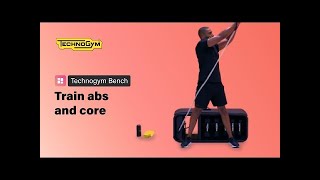 Technogym Bench  Bài tập tăng cường cơ lõi và cơ bụng [upl. by Ecinrev933]