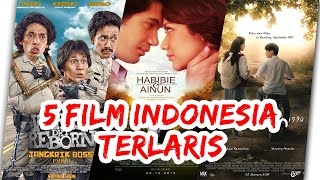 5 FILM INDONESIA TERLARIS SEPANJANG MASA [upl. by Benilda]