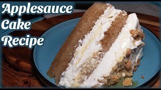 Applesauce Cake No eggs The BEST cake I ever ate 2 Salty Recipe [upl. by Emelun]