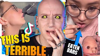 Professional Piercer Went HORRIBLY WRONG  TikTok Piercing Fails  Roly Reacts [upl. by Kaylee877]