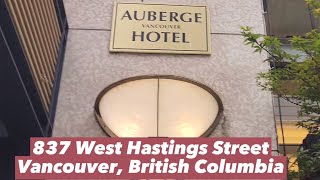 Auberge Hotel in Vancouver BC  King City View Suite 1205  August 2023 [upl. by Lorilee810]