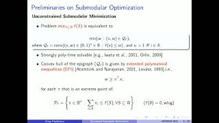 Mixed Integer Programming Approaches To Generalized Submodular Optimization And Its Applications [upl. by Dekow]