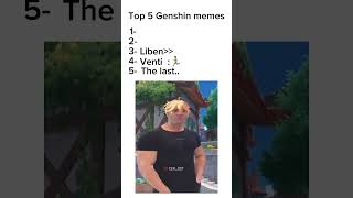 Top 5 Genshin memes 11 genshinimpact genshinmemes genshinshorts genshinedit [upl. by Nitsruk925]