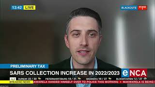 Preliminary Tax  SARS collection increase in 20222023 [upl. by Rie325]